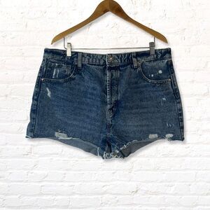 Wild Fable Highest Rise EasyRigid Cutoff Jean Shorts Short Size 18